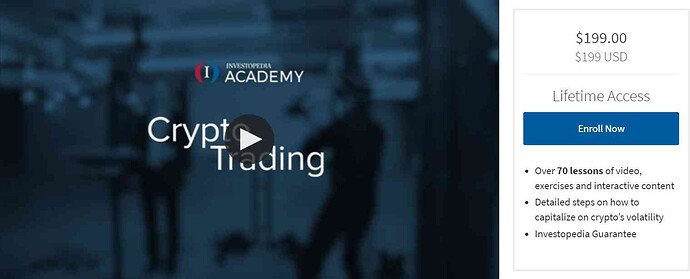 Crypto Trading Course By Investopedia Academy For Free Download